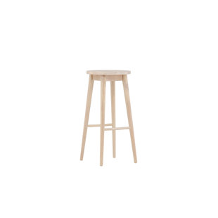 Leona Counter Stool with Solid Wood Frame