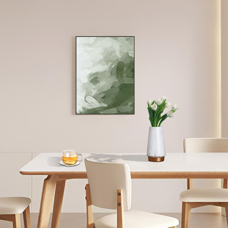 Vase de table en céramique Teonie, H 11,81 po x l 5,51 po x P 5,51 po