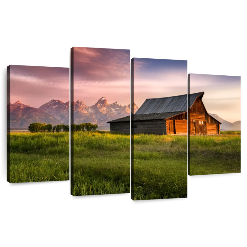 Lilie Moulton Barn Morning, 54" H x 84" W