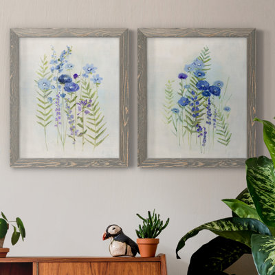 «Cottage Wildflowers I», ensemble de 2 reproductions d'art