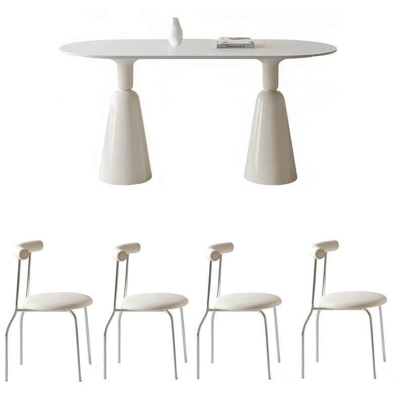 Modern simple light luxury dining table