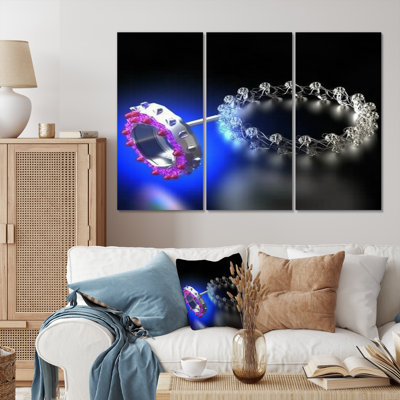 Atomic Abstraction - Fractals, ensemble d'impression sur toile