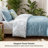 Best Seller Bedsure Comforter Set Reversible Cute Floral Bedding, 89GSM-106246832-106246835