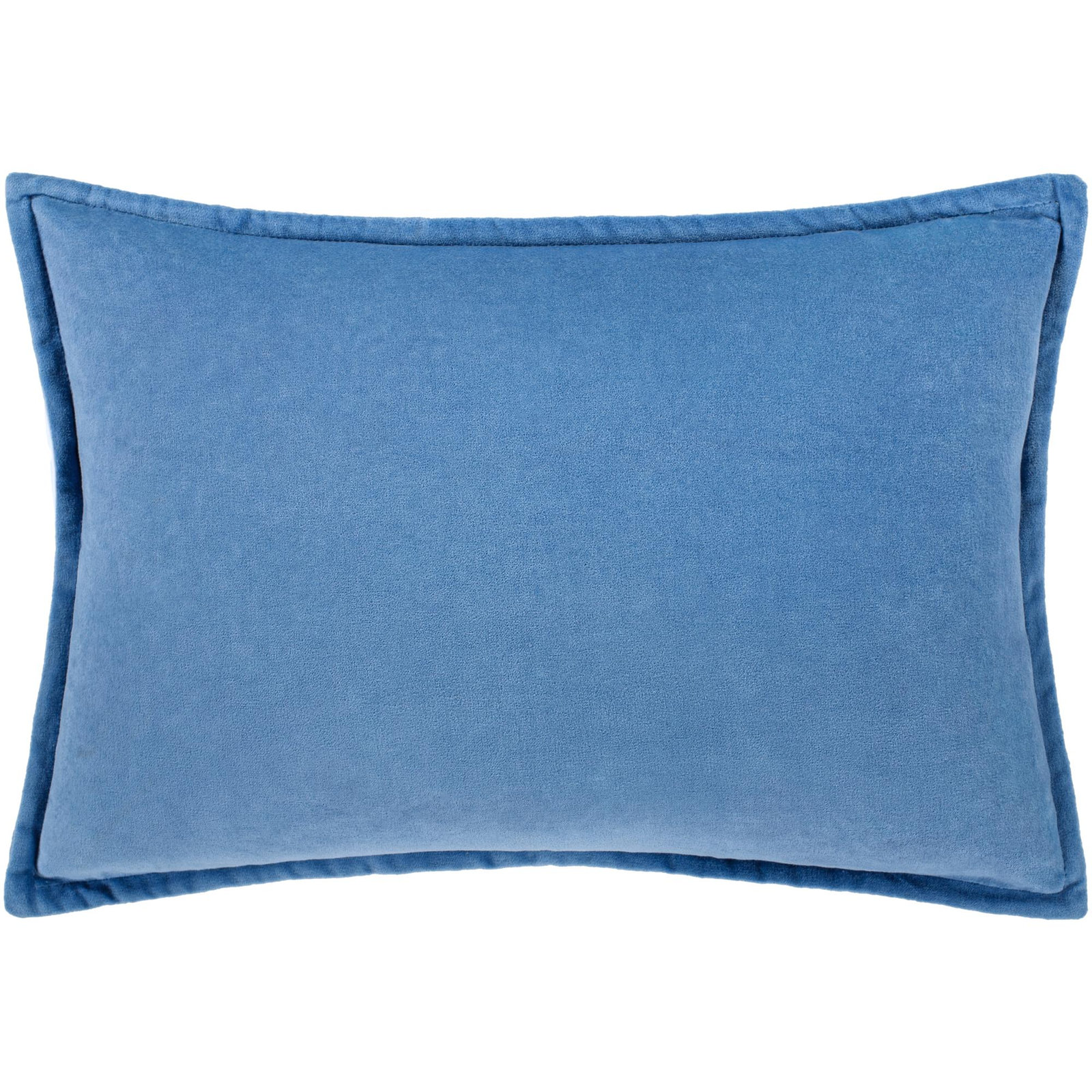 Norwin Cotton Pillow Cover, Down, Rectangle 13"H x 19"W, Blue