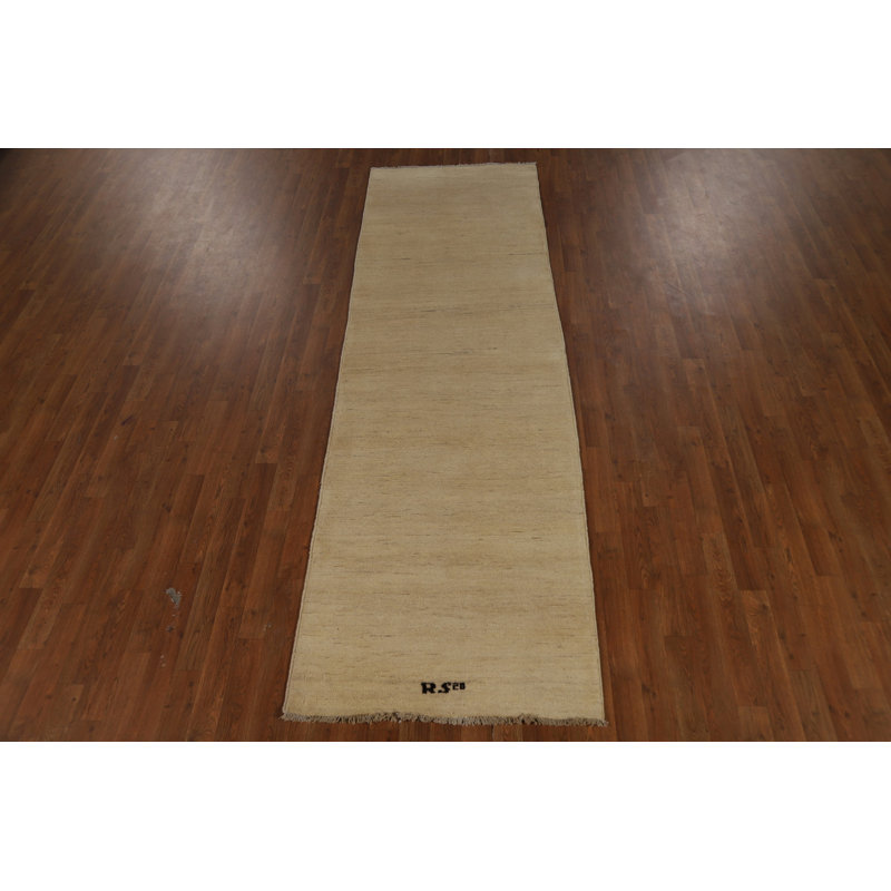 Tapis de couloir oriental fait à la main 3 x 9 Gabbeh