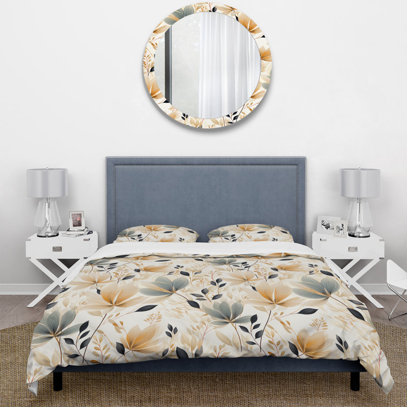 Literie Mainetas, Housse de couette pour grand lit et 2 taies décor