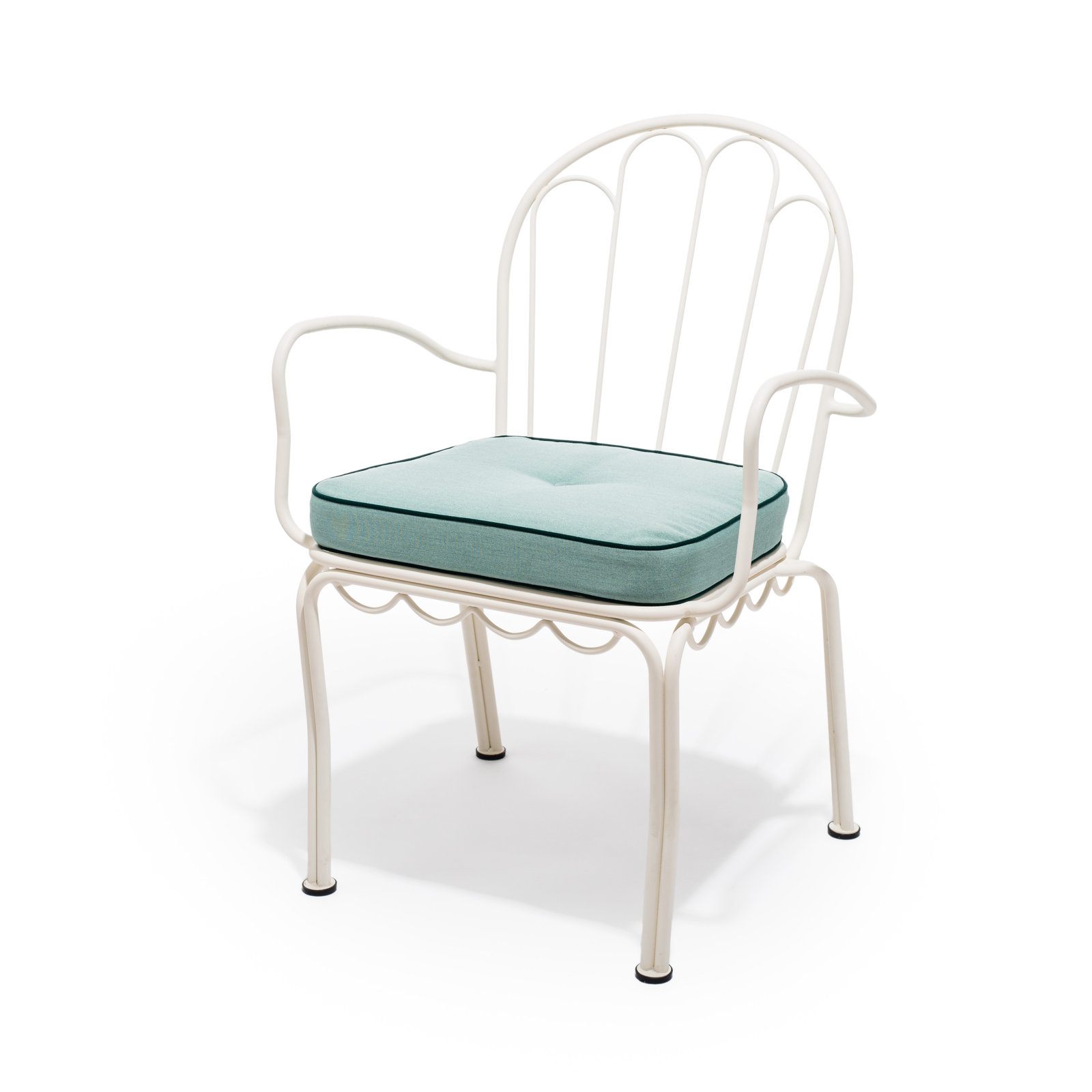 Rivie Outdoor Seat Cushion, Green