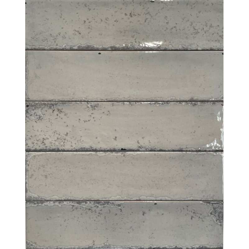 Kimpton 3" x 12" Ceramic Wall Tile, Gray