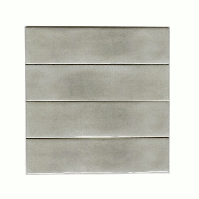 Carreau de céramique 3 "x 12" Marseille, gris