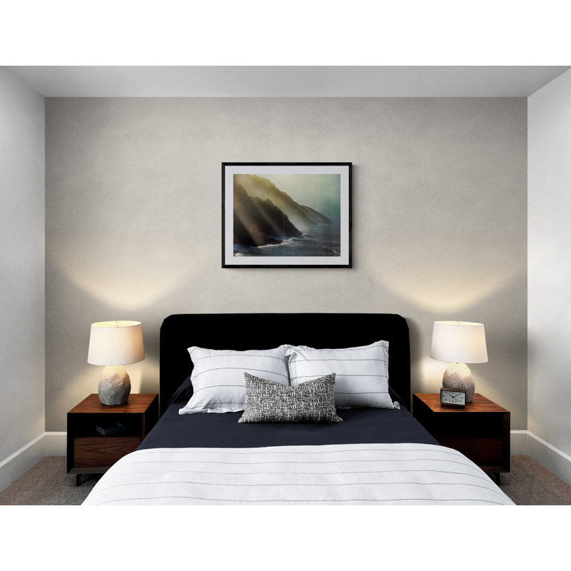 Crepuscular Coast Print by Harold Davis, Black Framed Paper, 25.25" H x 31.25" W