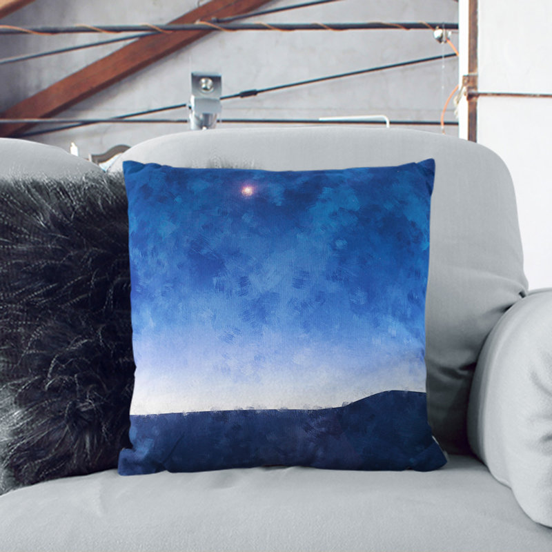 Sand Dunes at Night Scatter Cushion, Stone, 55cm H x 55cm W x 20cm D