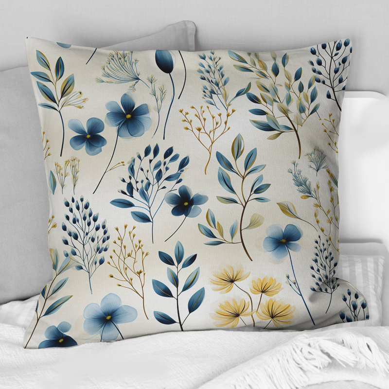Coussin Natural Plant Fusion I - Plants, H 18 po x l 18 po
