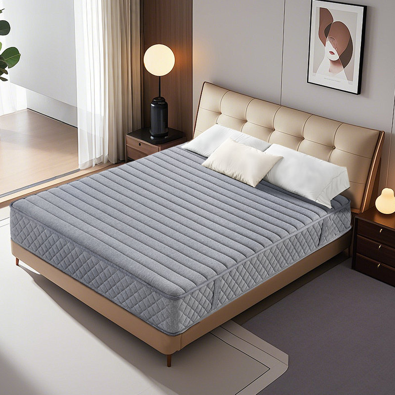 Matelas hybride moyen en mousse viscoélastique gélifiée à ressorts ensachés, Très grand, 10"