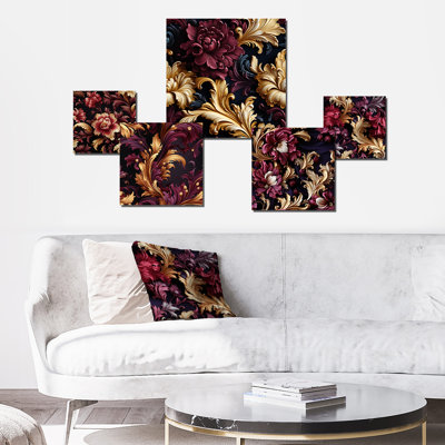 Gainsborough - Damask Wall Decor Set Of 5