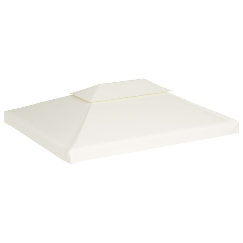 Moriah Green Fabric Replacement Canopy for Gazebo, White