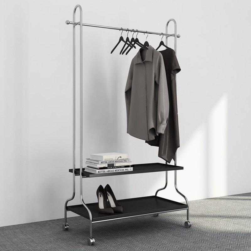 Stainless Steel Coat Rack Multi-Layer Storage