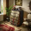 Armoire de rangement à cinq tiroirs