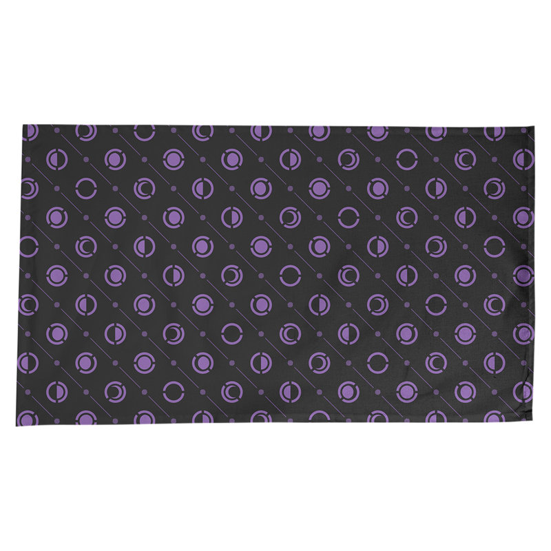 Nappe des phases de lune classiques, Noir/mauve