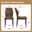 Chaises de salle à manger ergonomiques avec dossier à motif coquillage et tissu Comfort Tech-129028232