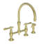 Chesterfield Kitchen Bridge Faucet with Side Spray-351712975