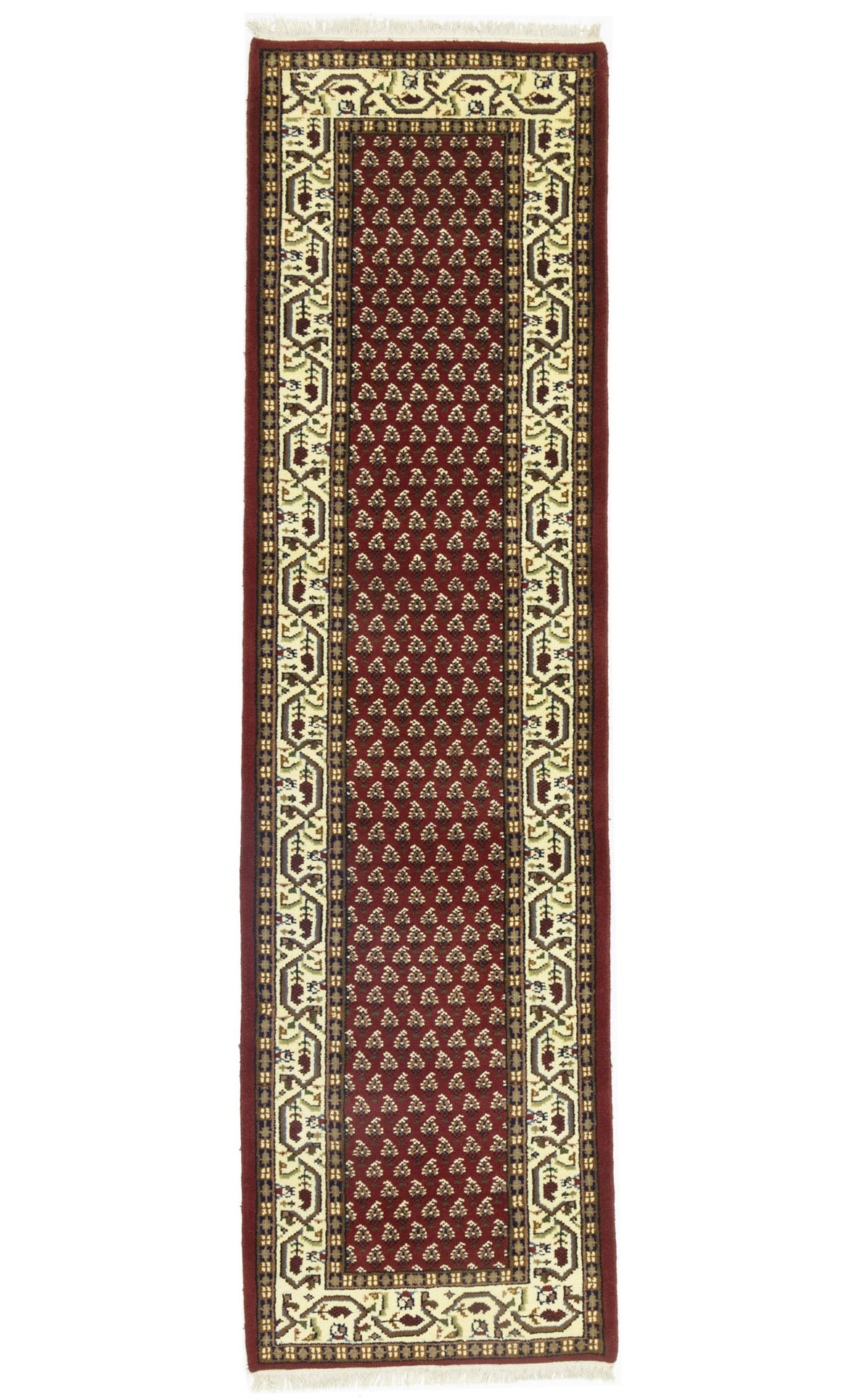 Isabelline Red Floral 2'5X8'9 Indo Botemir Oriental Runner Rug Wayfair