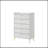 White 5-Drawer Chest With Pull Handles