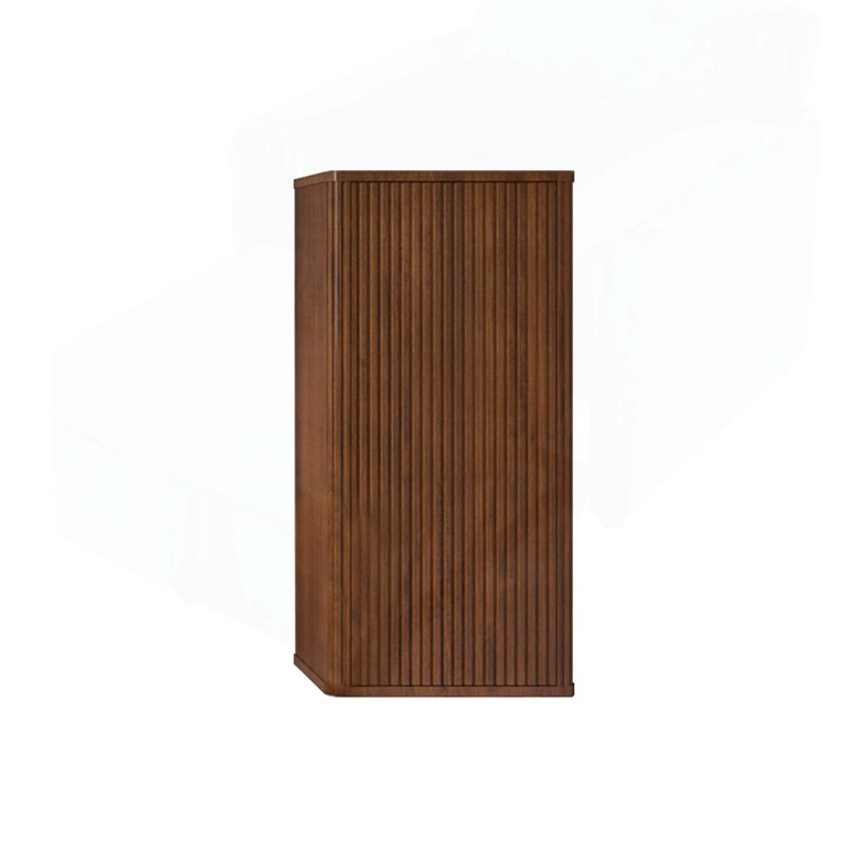 Charming Wall-mounted Bathroom Cabinet with Curvy Design and Storage Functionality