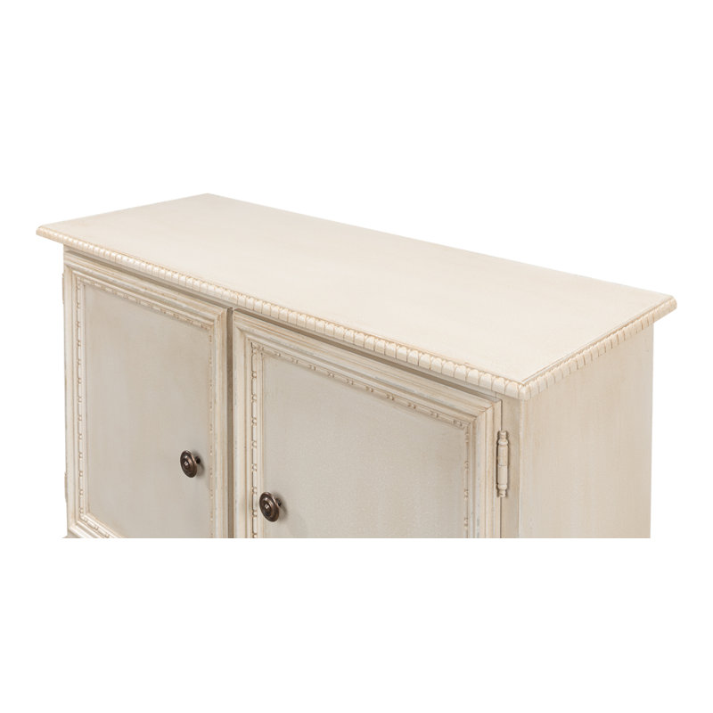 Forsythe 42'' W Solid Wood Sideboard, Bright Lime White