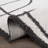 Rectangle Danicka Abstract Machine Woven Polyester Area Rug in White/Black-1422915307
