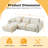 Modular Teddy Velvet Sectional Sofa – Cozy, Flexible 3 Seaters And Ottoman For Any Space-795100676