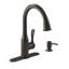 Motif Pull-Down Kitchen Faucet with Soap/Lotion Dispenser-2129210599