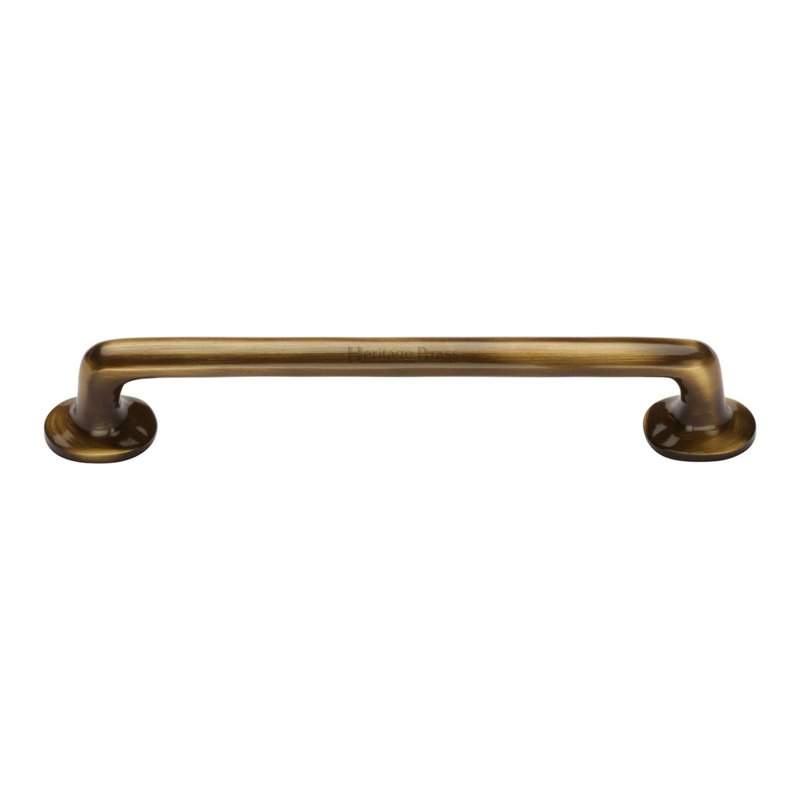 Heritage Brass Heritage Cabinet Pull Traditional Design, Antique Brass, 28cm H x 1.1cm W x 3.2cm D