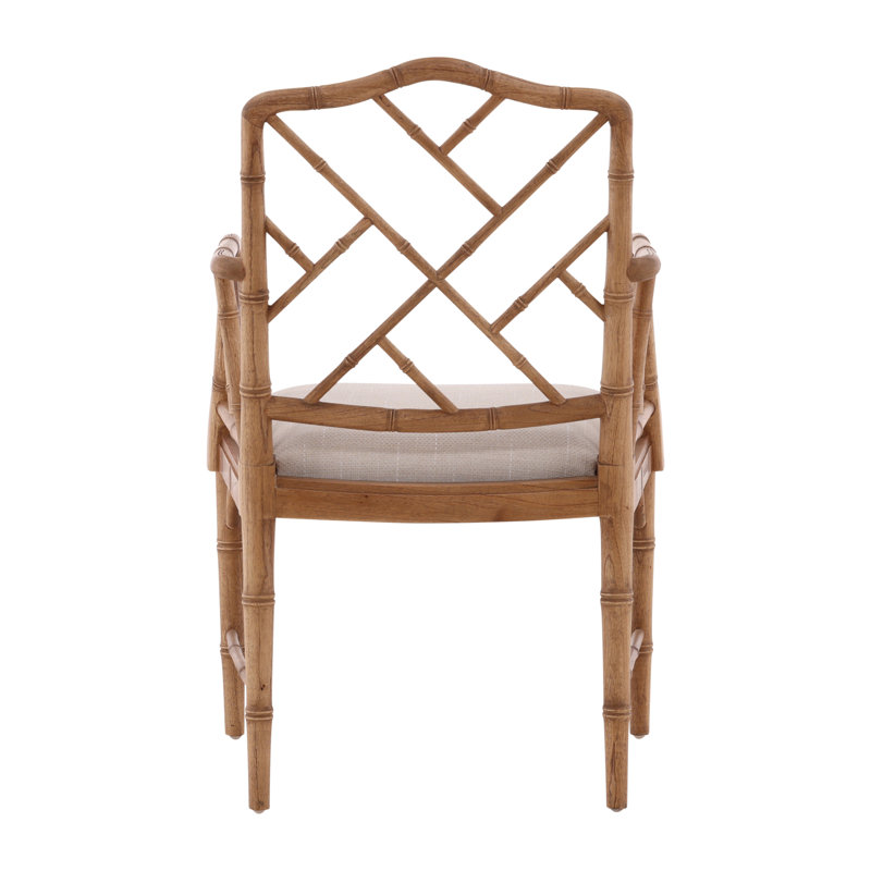 Furniture Classics Sawyer Mahogany Upholstered Arm Chair