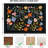Office Chair Mat For Hardwood/Tile Floor Carpet, 36"X48" Computer Desk For Rolling Chairs Protector Gaming Non Slip Under TPR Backing Rug(Colourful Spring Flowers B)