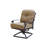 Byrge Swivel Powder Coated Aluminum Outdoor Lounge Chair