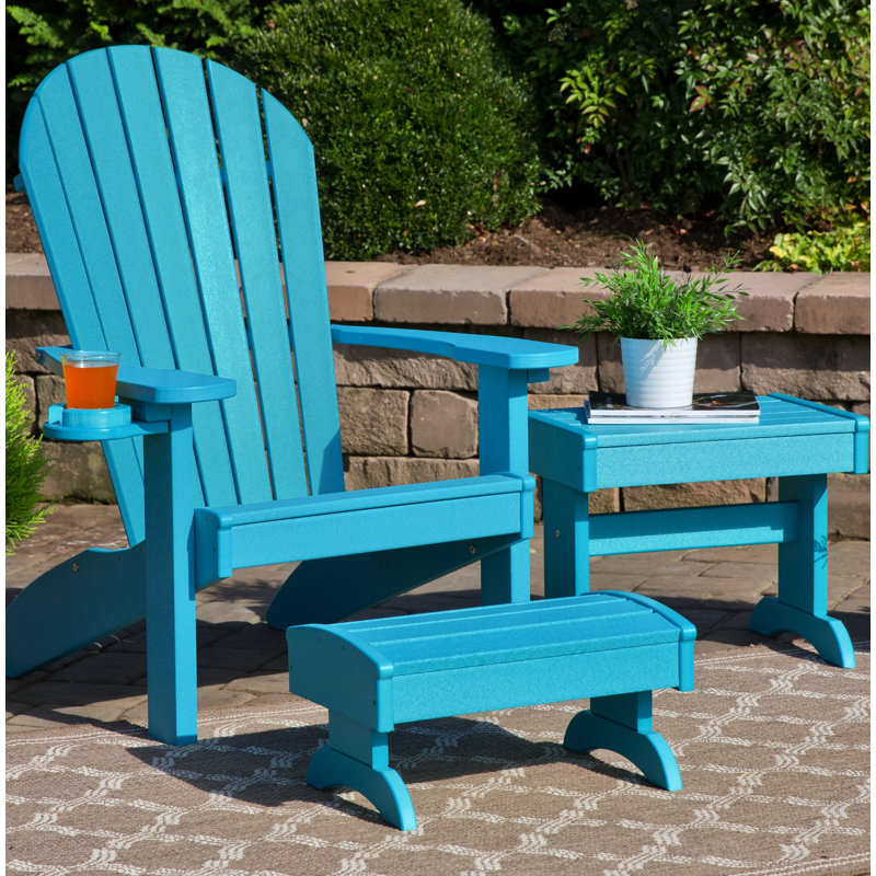 Aatikah Outdoor Adirondack Chair, Tudor Brown
