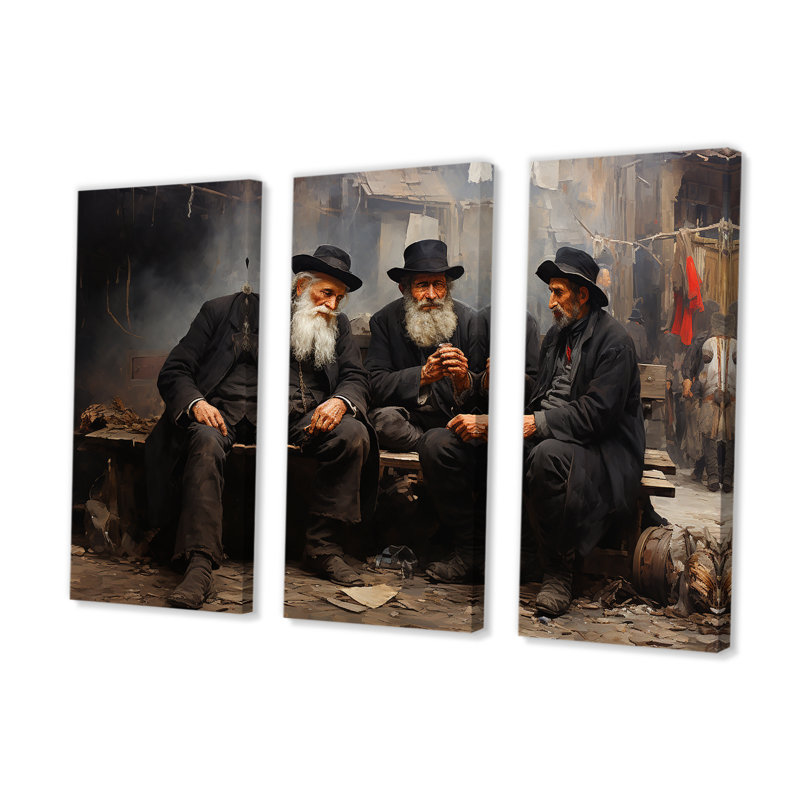 Judaïsme dévotion III - Judaïsme, ensemble d'art mural, H 28 po x l 36 po