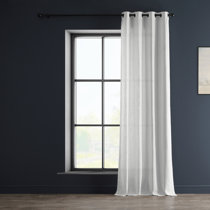 100% Pure Hemp Linen Semi Sheer Curtain