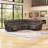 Mamata Classic and Overstuffed Soft Faux Leather Manual Reclining Corner Sectional-94320391-121423343