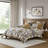 Polyester jacquard Comforter 9 Piece Set-116311696
