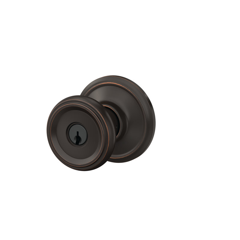 Complete Entry Knob Set with Deadbolt, Aged Bronze