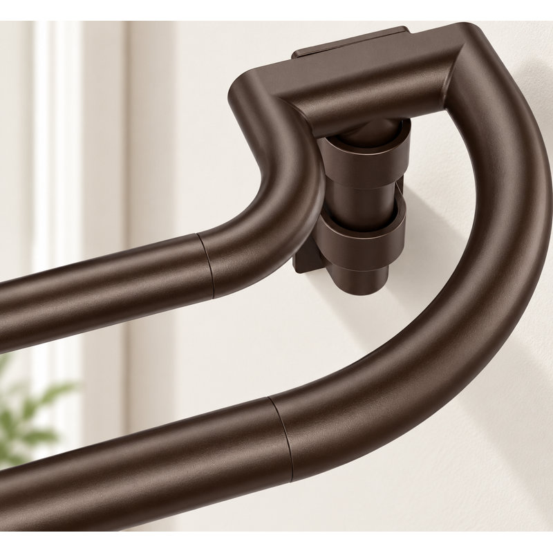Double Curtain Rod for Blackout