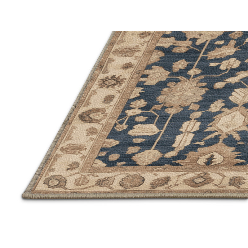 Tapis brun lavable à la machine, Rectangulaire 8 pi x 10 pi