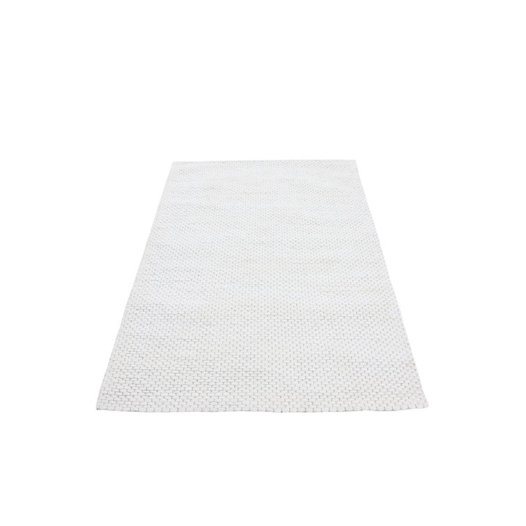 Handgefertigter Wollteppich Aus In Creme Wool Hand Loomed Area Rug