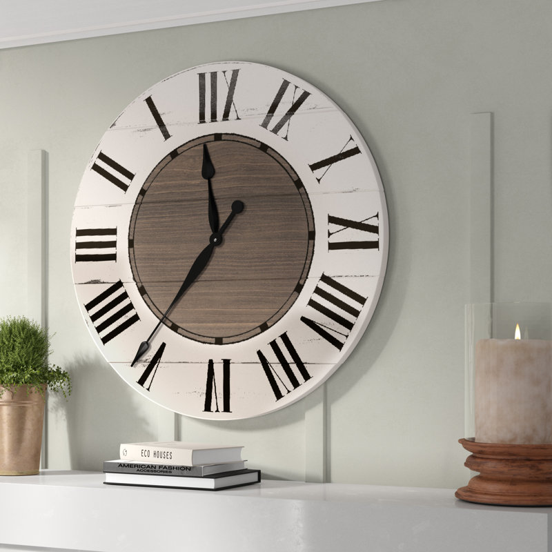 Ayana Wood Wall Clock, Medium