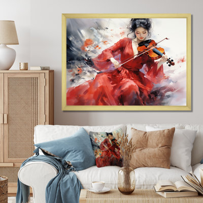 Violon, élégance japonaise sur toile