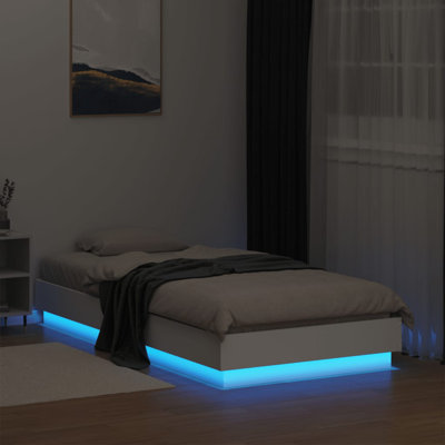 17 Stories Bed Frame With LED Lights 