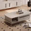 Table basse moderne de style crème