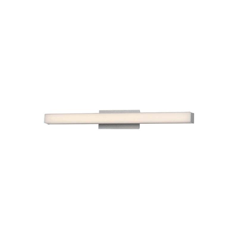 Salcedo Dimmable LED Bath Bar, 3000K, Brushed Aluminum, 3" H x 24" W x 2.75" D