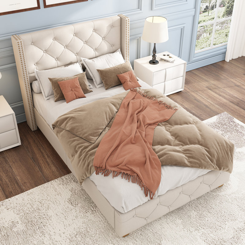 Solid Wood Bed